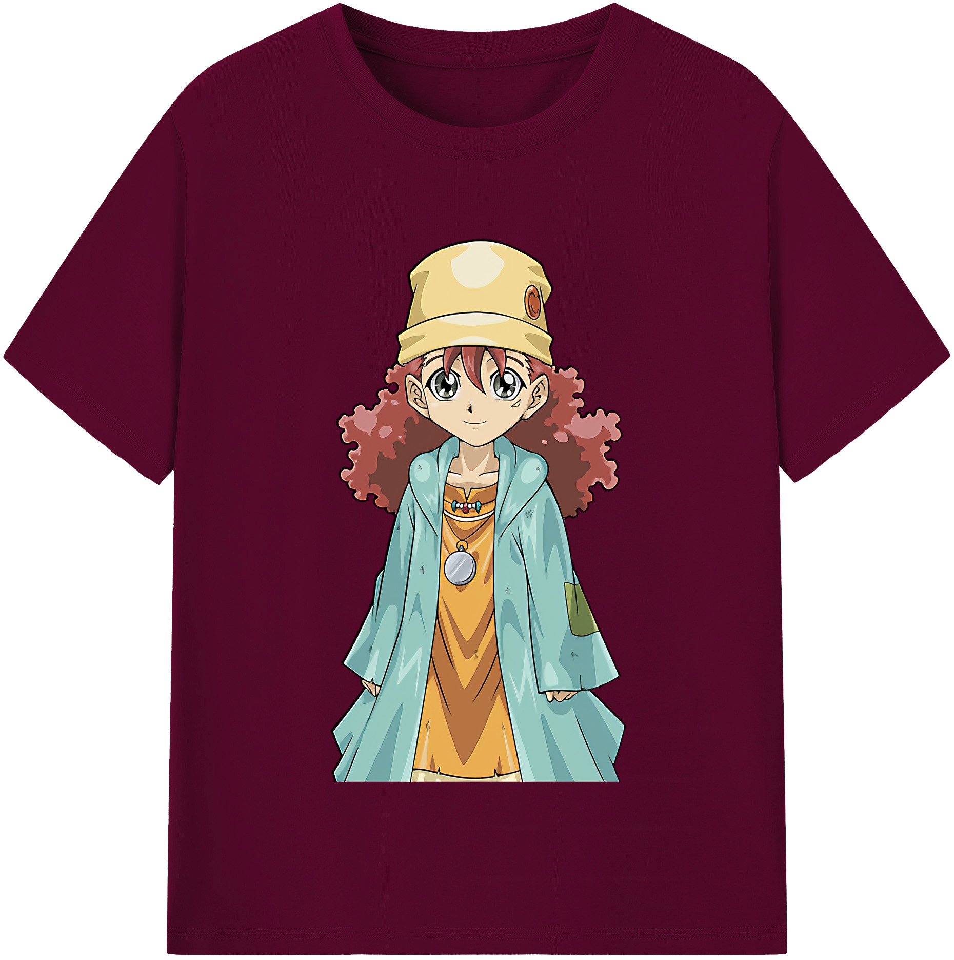 （画像用） 遊☆戯☆王 Yu-Gi-Oh! レディースカジュアルプリントTシャツ（綿100％）